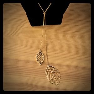 Two-Leaf Necklace